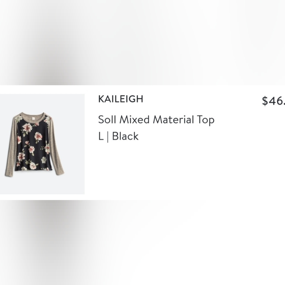 Mixed Material Top - image 3